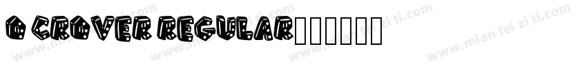 O CROver Regular字体转换